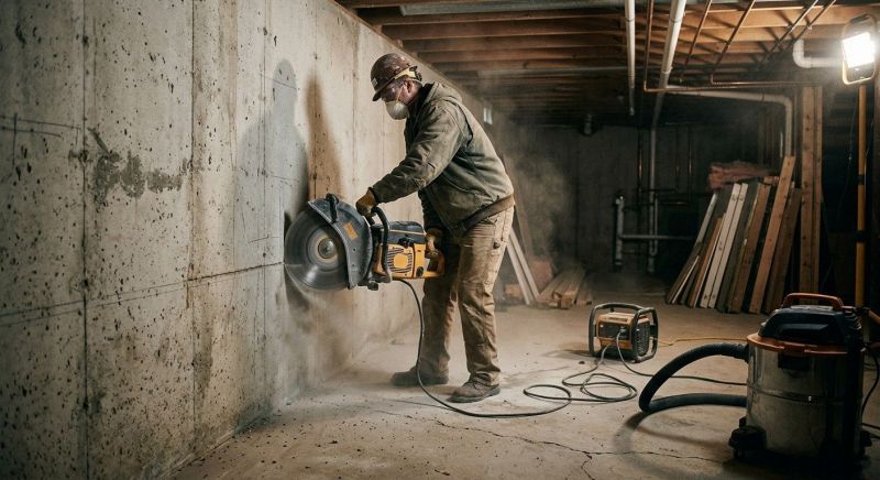 Basement Wall Cutting in Corpus Christi, TX