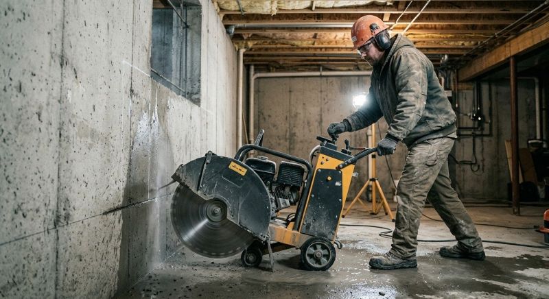 Basement Wall Cutting in Corpus Christi, TX