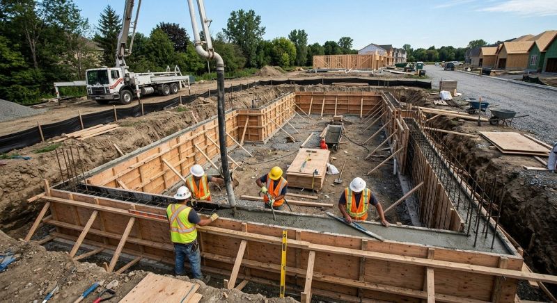 Cement Foundation Installation in Fort Worth, TX