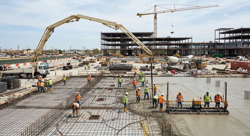 Commercial Slab Construction in Littleton, CO