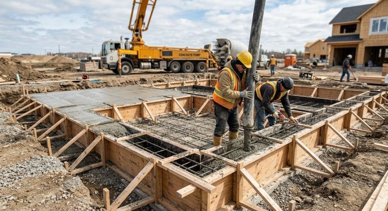 Concrete Foundation Pouring in Columbus, OH