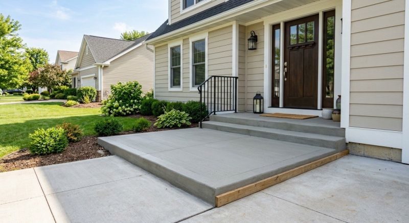 Concrete Porch Construction in Denver, CO