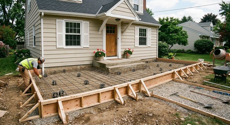 Concrete Porch Construction in Salt Lake City, UT