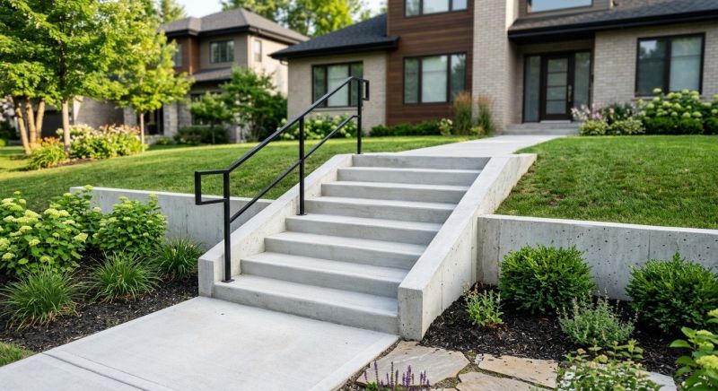 Concrete Stairway Installation in Salt Lake City, UT