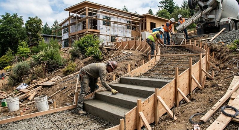 Concrete Stairway Installation in Salt Lake City, UT