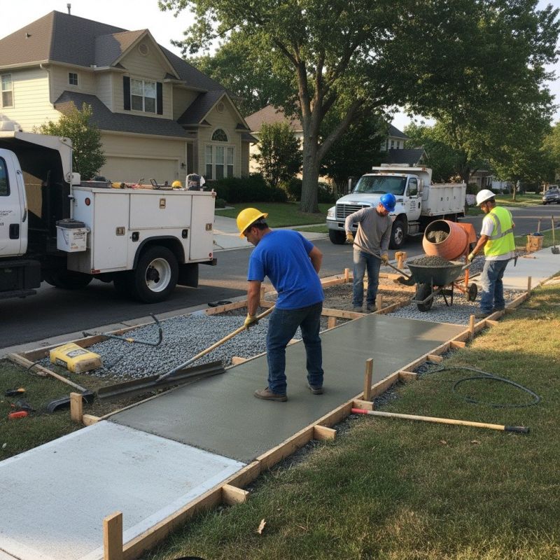 Concrete Walkway Installation in Denver, CO