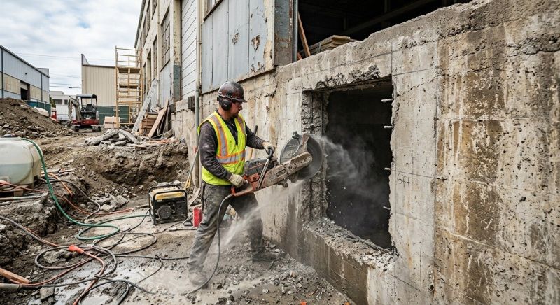 Foundation Wall Cutting in Corpus Christi, TX