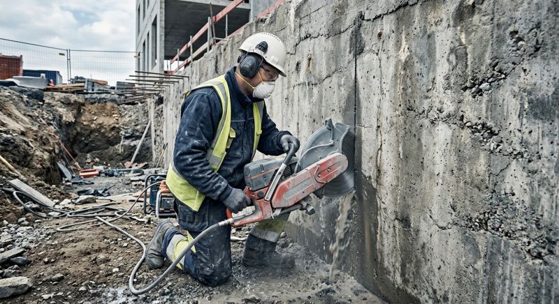 Foundation Wall Cutting in Corpus Christi, TX