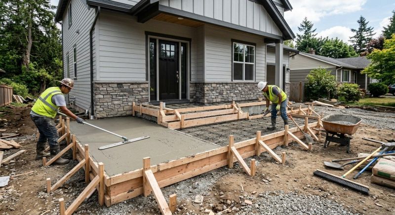 Porch Slab Installation in Salt Lake City, UT