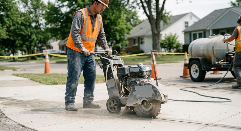 Sidewalk Sawing in Corpus Christi, TX