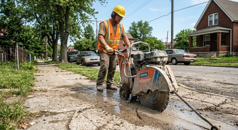 Sidewalk Sawing in Corpus Christi, TX