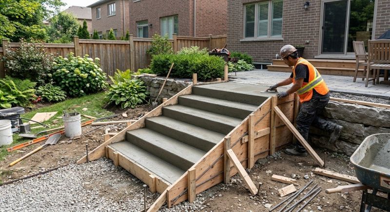 Steps Pouring in Denver, CO